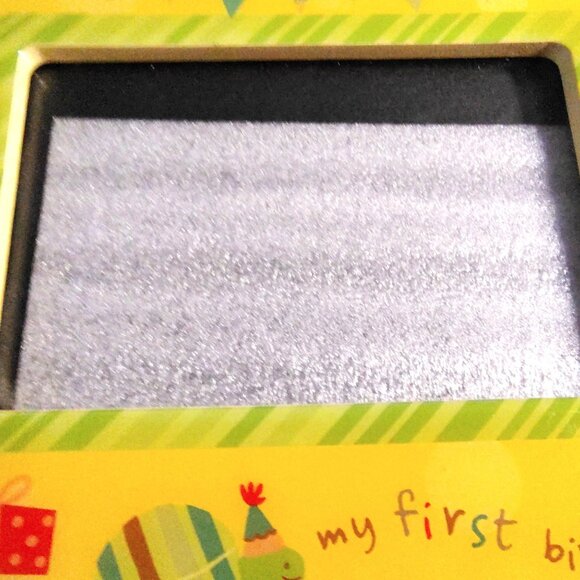 My First Birthday Photo Frame 4X6 Picture Holder CR Gibson Turtle Yellow Design - Picture 6 of 16